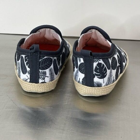 Gold bug loafer boat shoes blue gray leaf palm 9-12 months baby excellent - Picture 4 of 6